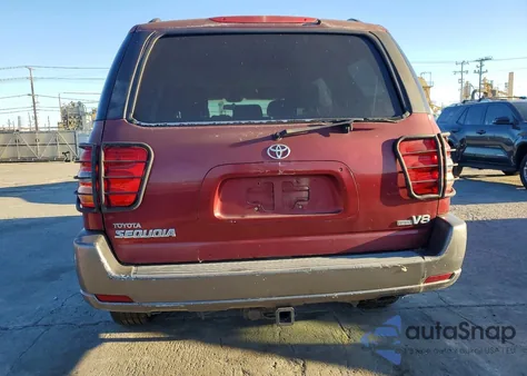 2003 Toyota Sequoia Sr5 z USA, uszkodzony, nr VIN 5TDZT34A33S157266